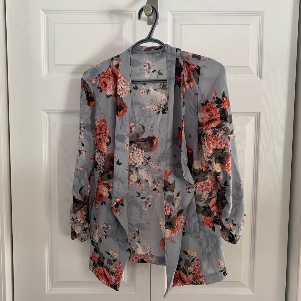 Floral Blazer